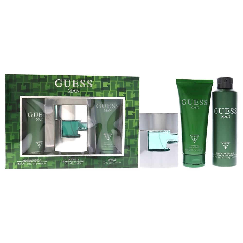 Guess Man by Guess for Men 3 Pc Gift Set
